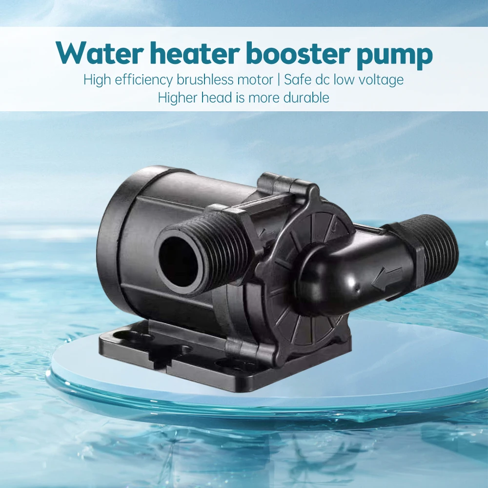 

Submersible Water Pump DC 24V 90 Degrees Low Noise Mini Immersion Pump 12m Lift Brushless Motor 700L/H Boost Water Pump for Desk