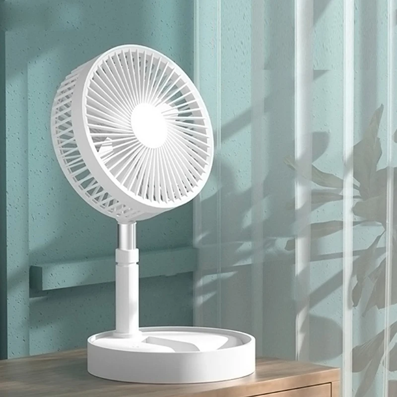 Multi-functional electric fan - mini folding and telescopic floor model - low noise - summer household fan for cooling