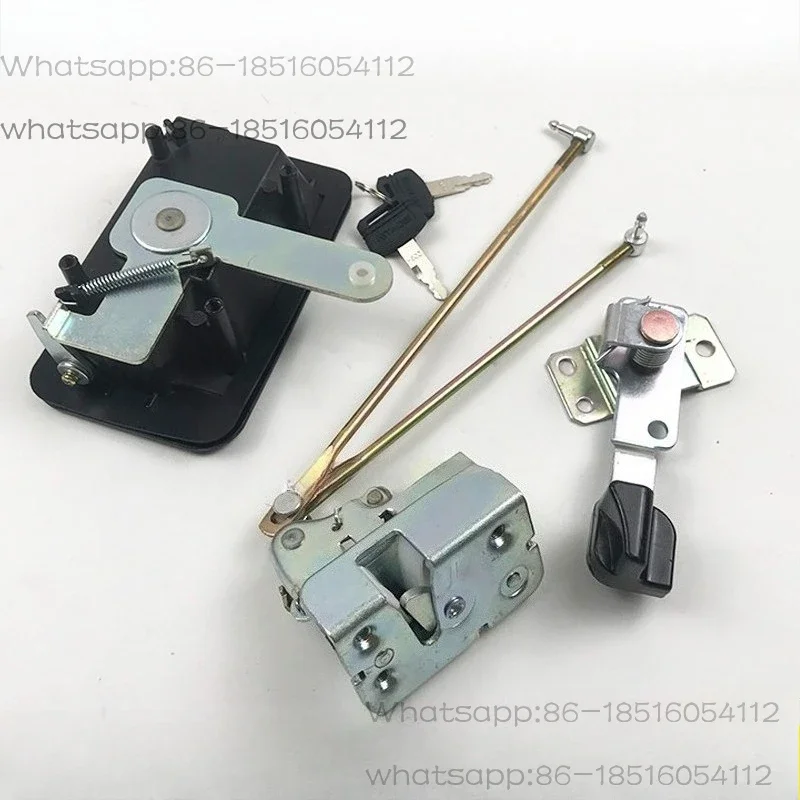 Excavator parts 75/135/21/235 -9 cab door lock assembly lock block inside and outside handle