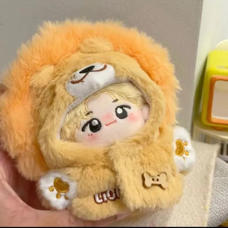 القرش الأسد الحيوانات الصغيرة بذلة 10cm20cm سمة خالية القطن دمية ملابس دمى Kawaii ملابس دمى استبدال فستان دمية
