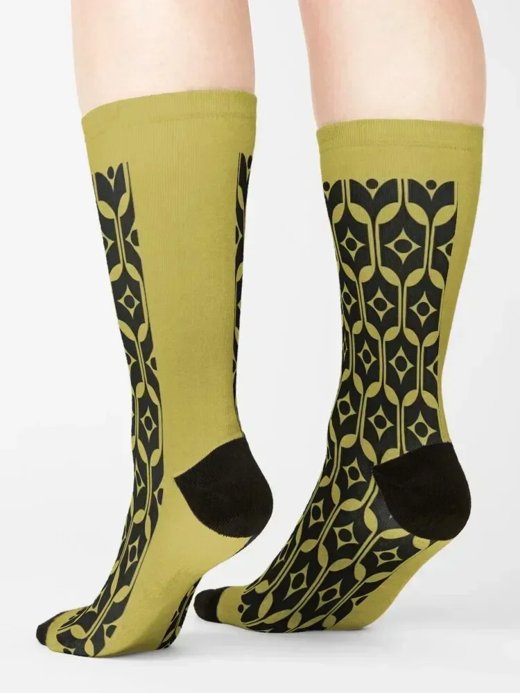 جوارب Hornsea Heirloom Green Socks للمشي لمسافات طويلة برباط لامع في صالة الألعاب الرياضية أفكار هدايا عيد الحب للرجال جوارب نسائية #4
