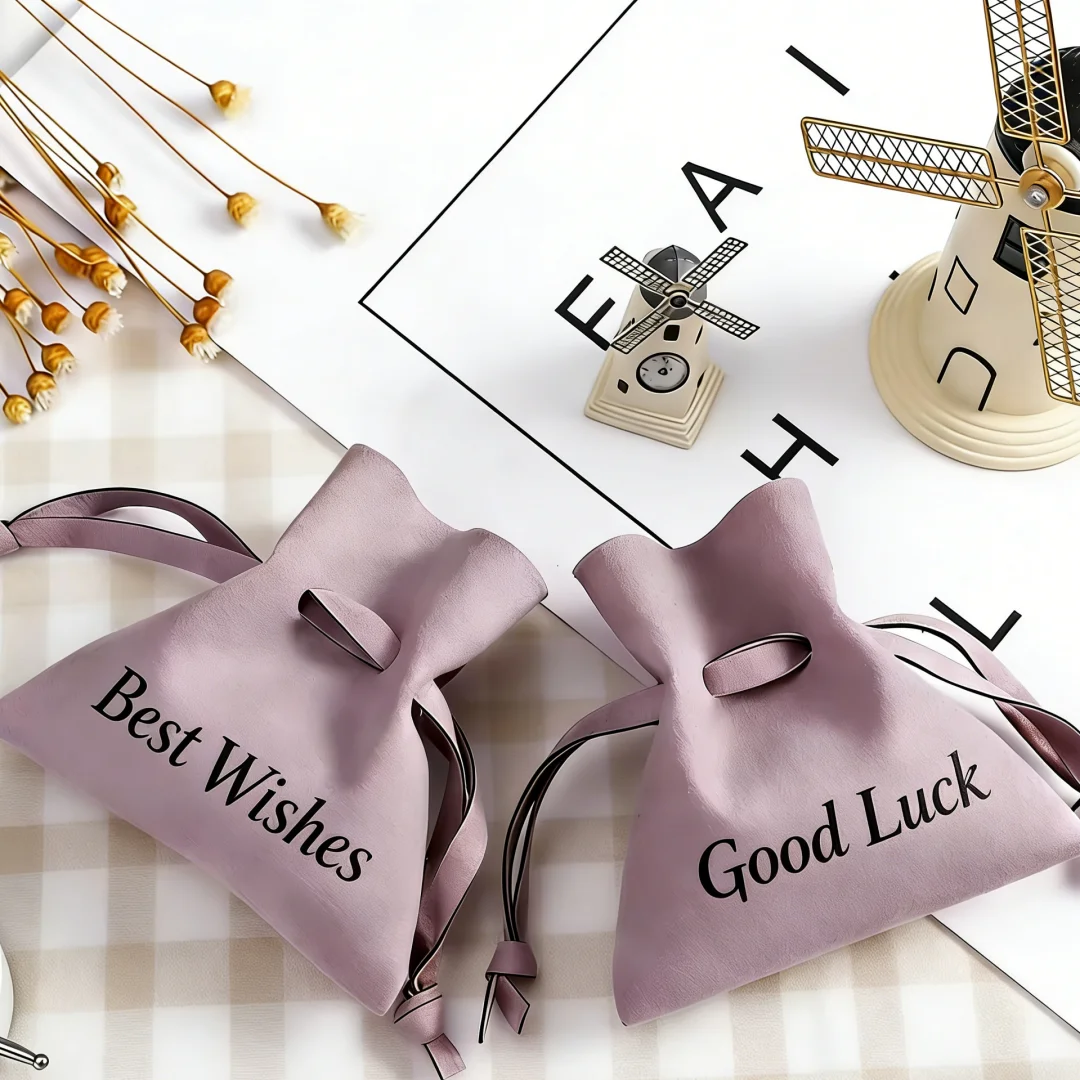 

10Pack Microfiber Organizer Bag Portable Storage for Thin Ring Hoop Earring Hair Clip Charm Bracelet Business Trip Jewelry Bag