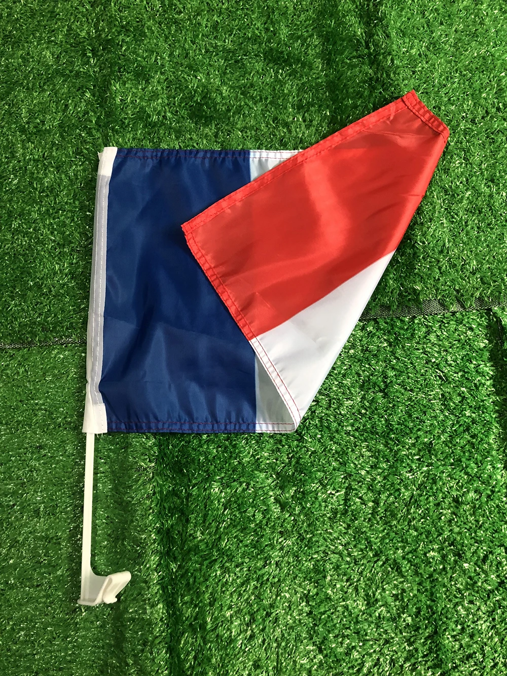 Bandera de Francia para coche – mástil plástico ondeante - imagen 3
