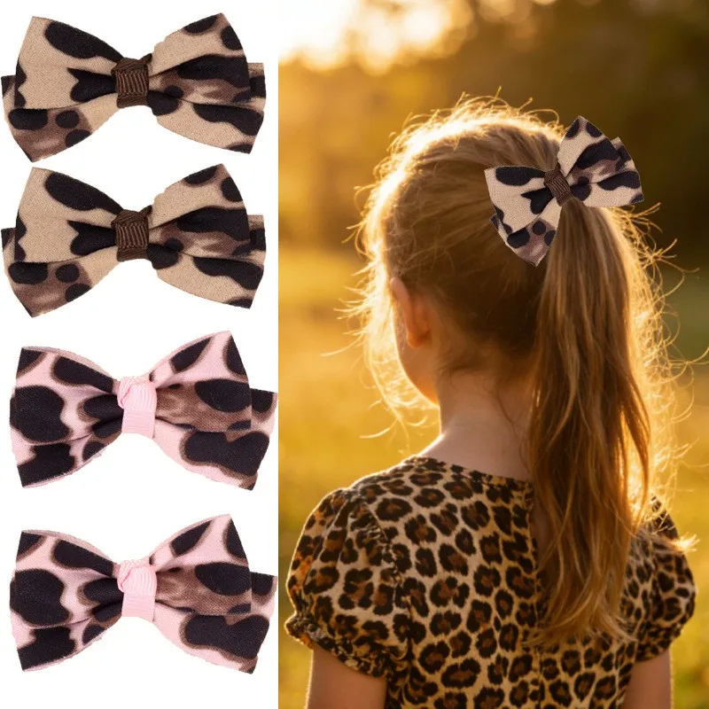 50pcs-animal-leopard-print-hair-clips-23-for-girls-baby-bows-barrettes-kids-hair-accessories-bulk-price-headwear