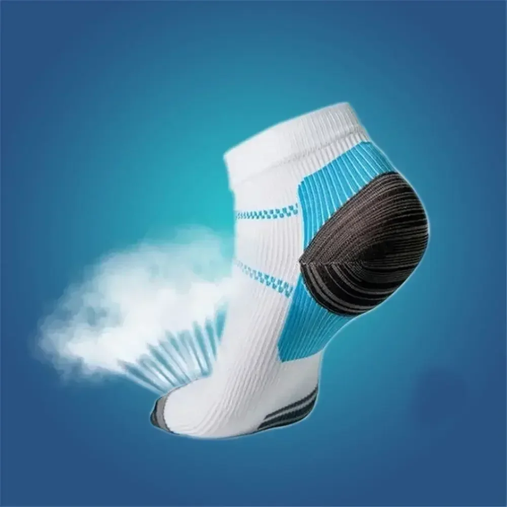 1pair New Miracle Foot Compression Sock Anti-Fatigue Plantar Fasciitis Heel Spurs Pain Sock for Men Women Sport Sock Hot Sale