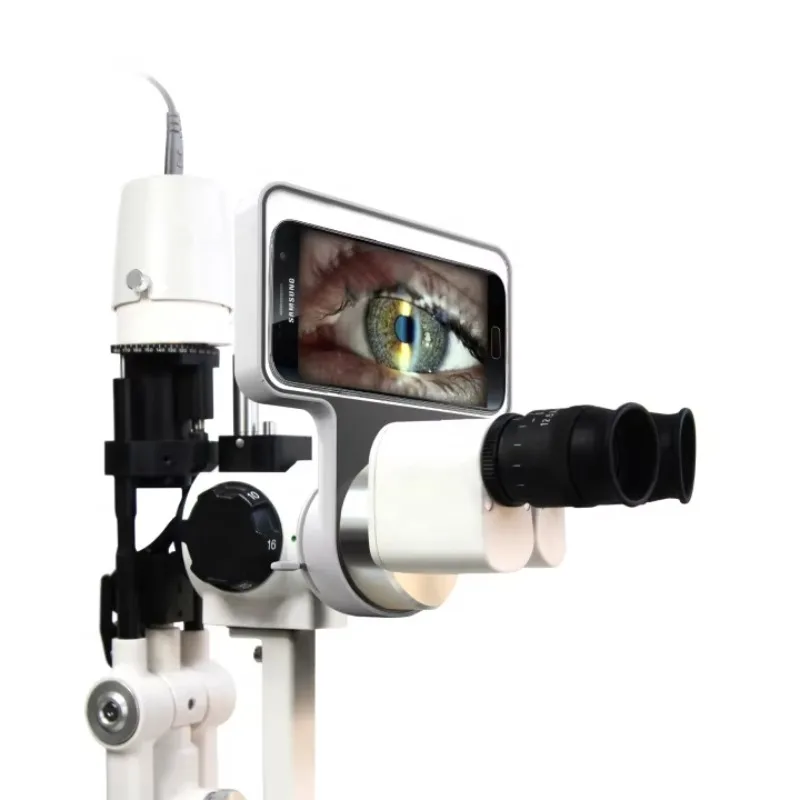CE Approved ISO Slit Lamp Video Recording System by Smartphone Video Adapter for World-class Slit Lamp