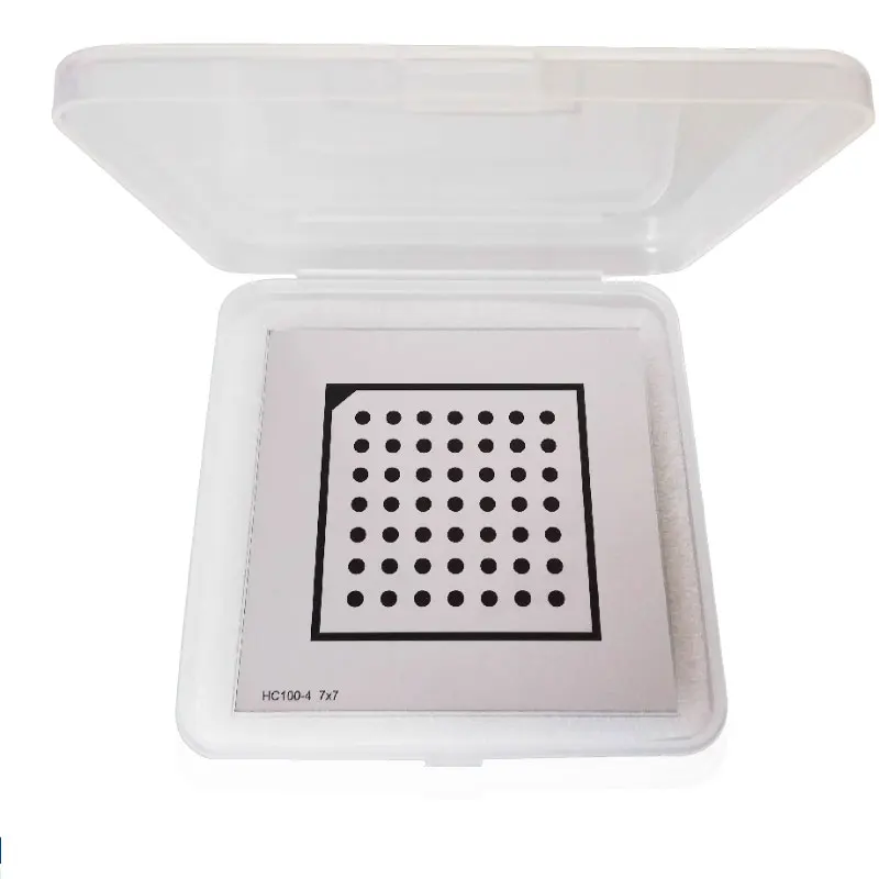 7*7 Float Glass Substrate Alumina Spot Halcon Calibration Board Dot Diffuse Reflection Machine Vision Optical Correction Plate