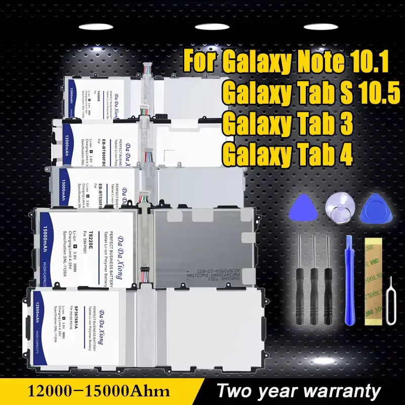 Battery For Samsung Note 10.1 GT-P5110 P5100 P5113 N8000 GT-N8020 P7500 SM-P601 Tab3 P5200 T4500E Tab4 Accompanying Tool