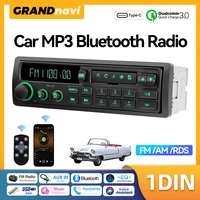 Radio de coche Retro 1DIN estéreo FM AM RDS DAB receptor EQ Bluetooth reproductor de MP3 USB para VW Porsche Mercedes Benz BMW Audi Land Rover