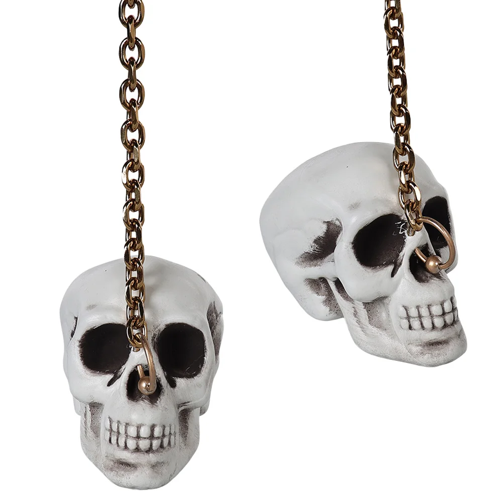 

Bloodlines Skull Human Head Skeleton Movie Final Destination 6 Costume Disguise Accessories Men Roleplay Fantasia Party Props