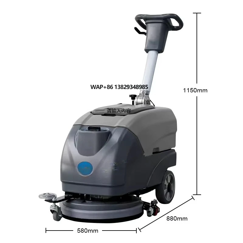 Máquina de limpieza de suelos de almacén A400, depurador de suelo automático comercial multifuncional