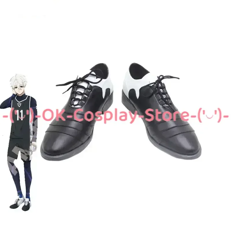 

Seishiro Nagi Cosplay Shoes Anime BLUE LOCK Cosplay Props PU Leather Shoes Halloween Carnival Boots Custom Made