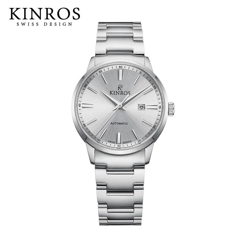 

【 Imported Movement 】 KINROS Brand Women's Fully Automatic Mechanical Watch Luxury Waterproof Calendar Women's Watch