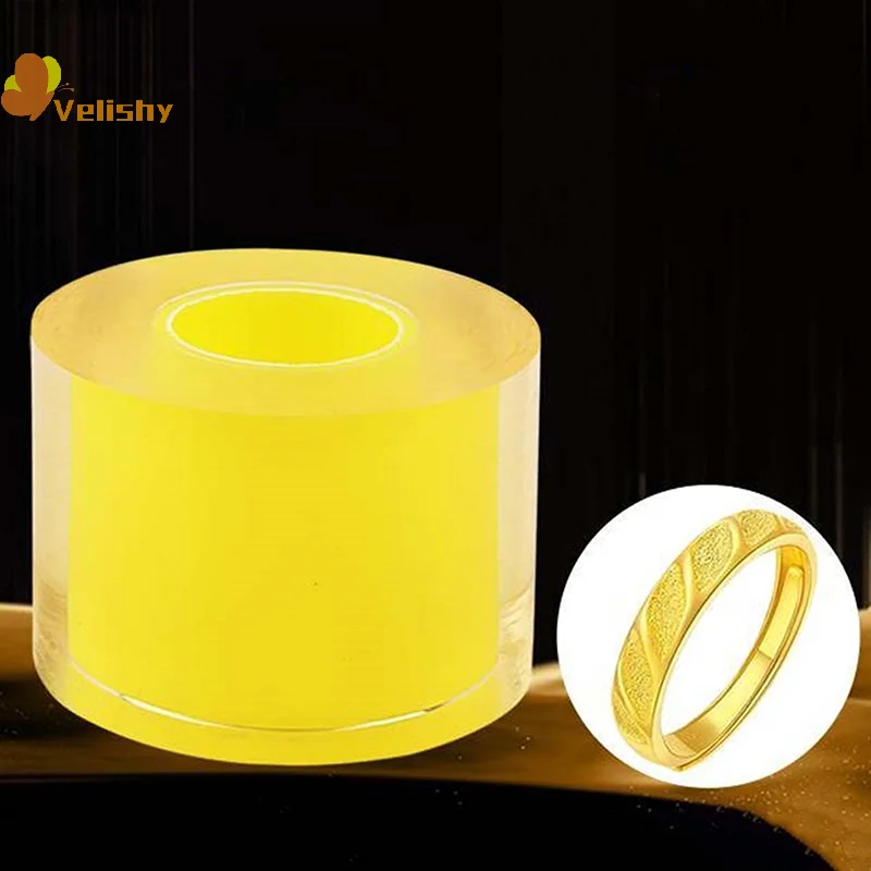 1 rollo de película protectora transparente para reloj, rollo de película de membrana de PVC, cinta de película para reloj, cinta protectora antiestática para joyería, herramientas para reloj