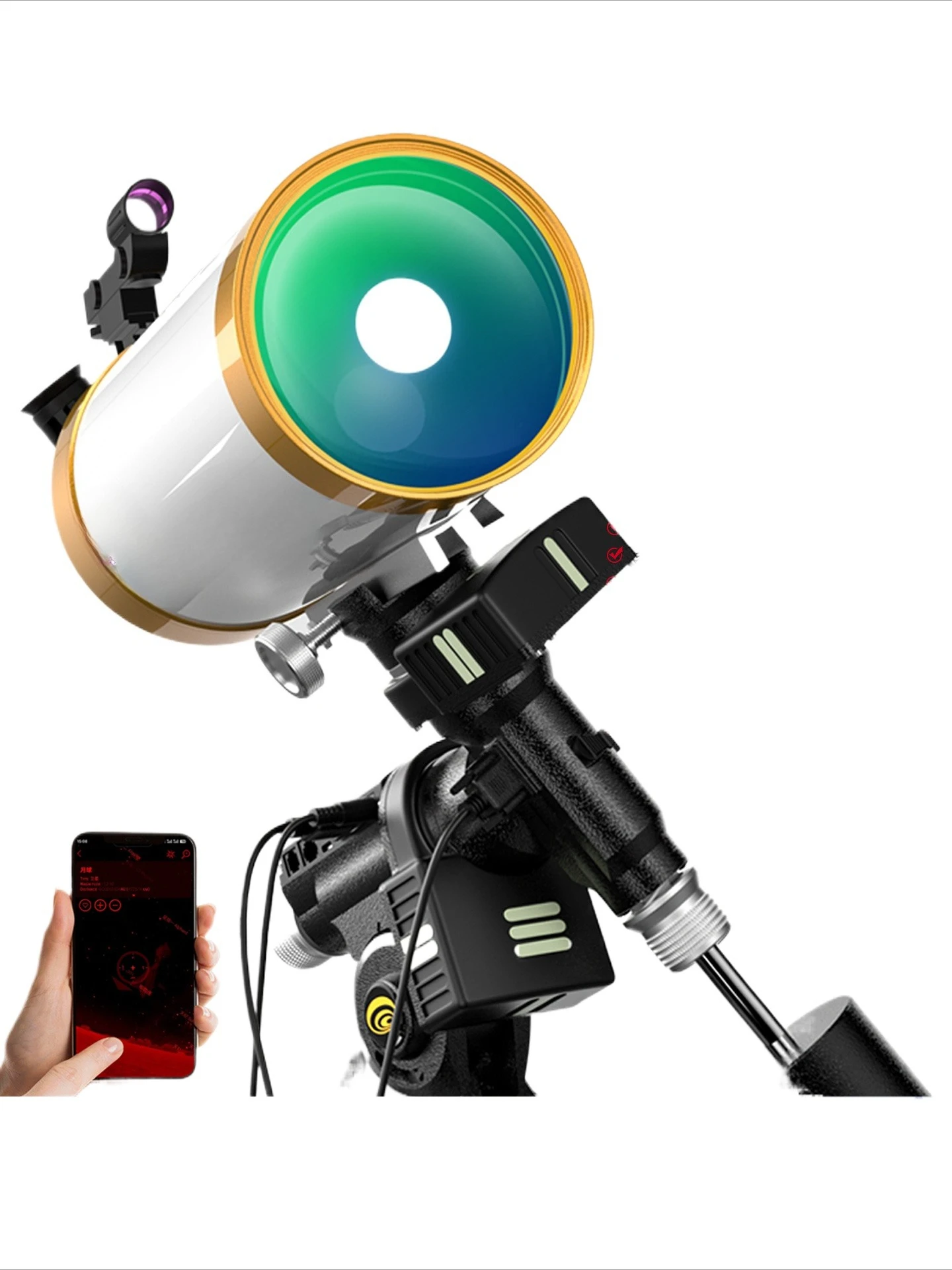 

Professional high definition high power astronomical telescope automatic star finding equatorial instrument for stargazing