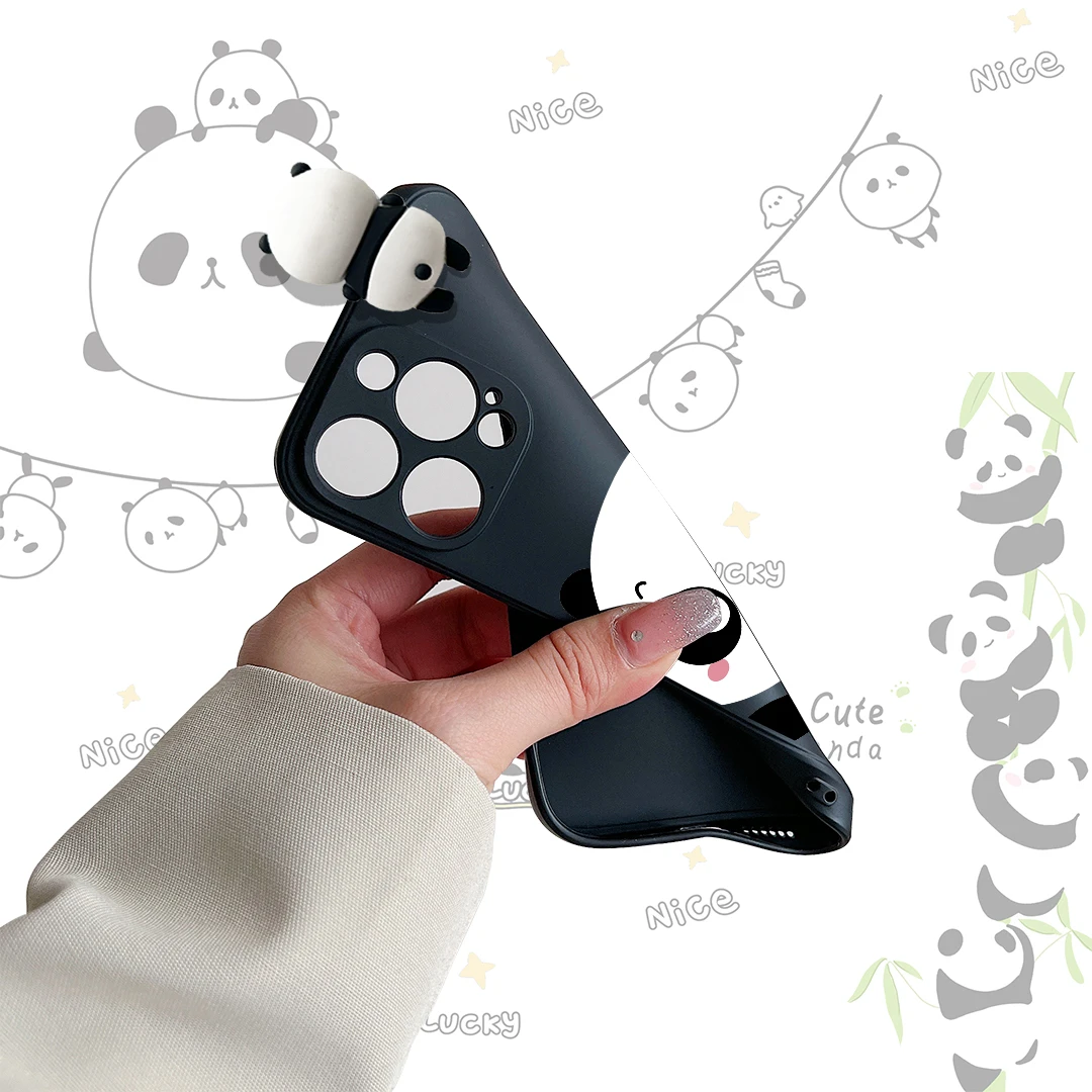 Funda con soporte y cuerda para Samsung Galaxy, S7, S8, S9, S10, S20, S21, S22, S23, S24 Plus, Ultra FE Winking Panda