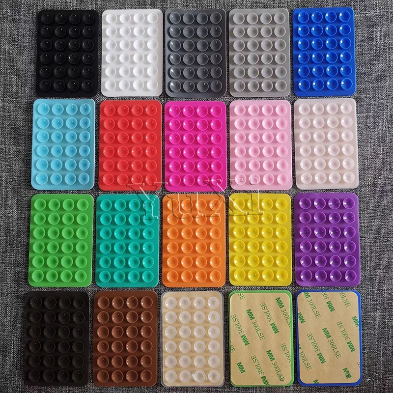 سيليكون الهاتف المحمول تحديد شفط كأس مزدوج الوجهين لوحة ثابتة سيارة شنت قوس جراب هاتف العالمي مكافحة زلة شفط كأس ﻿