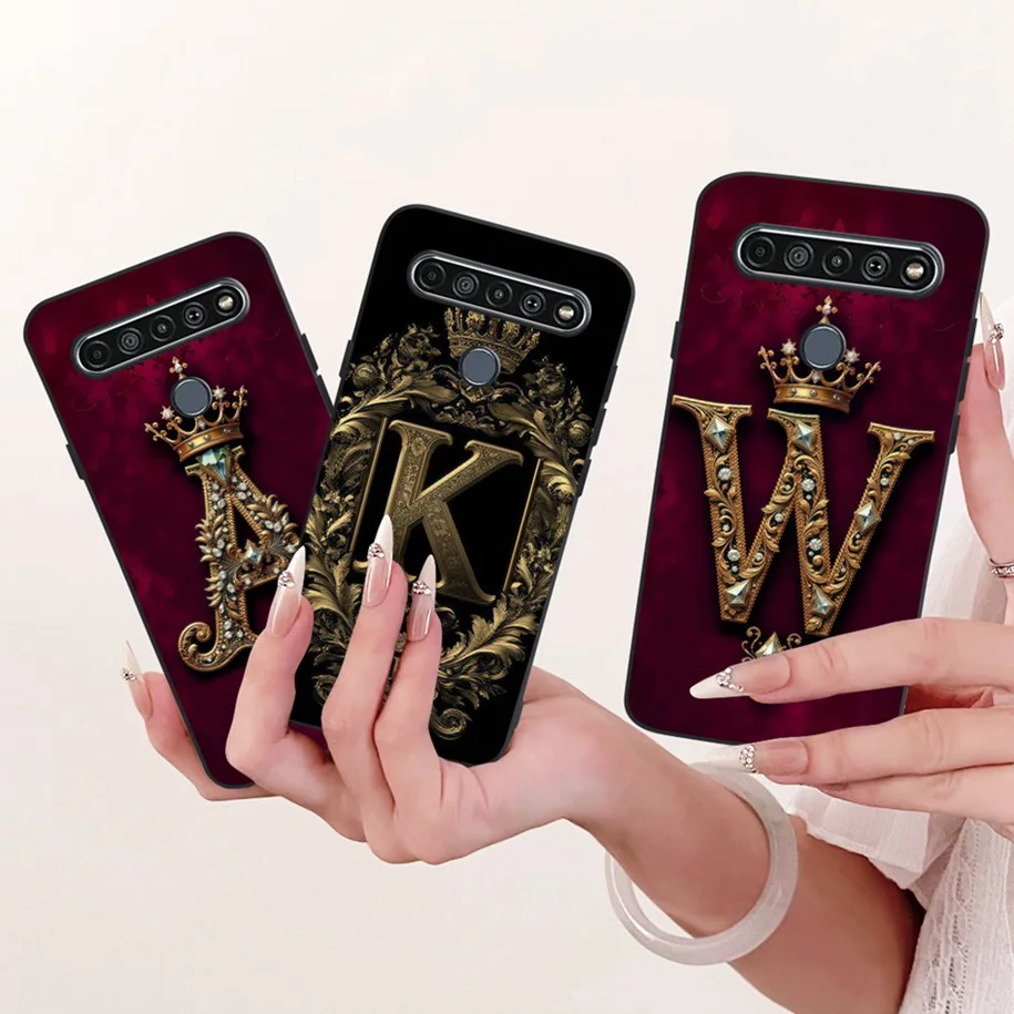 Для LG K41S K51S 2020, чехол LM-K410 LM-K510, роскошный мягкий силиконовый защитный чехол с буквами и буквами для LG K40S LGK41S LGK51S
