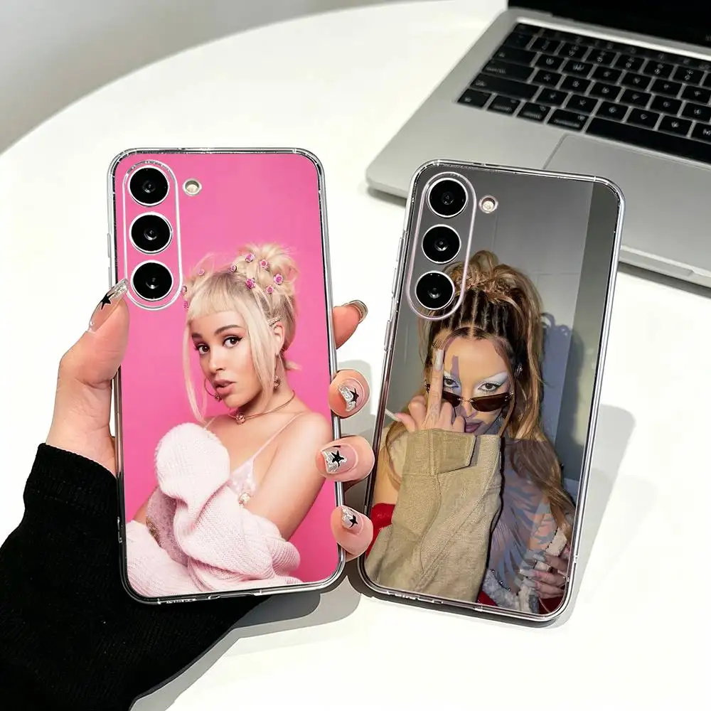 Doja Cat Singer Phone Case For Samsung Galaxy A71,A70,A51,A40,A30,A52 Transparent Cover