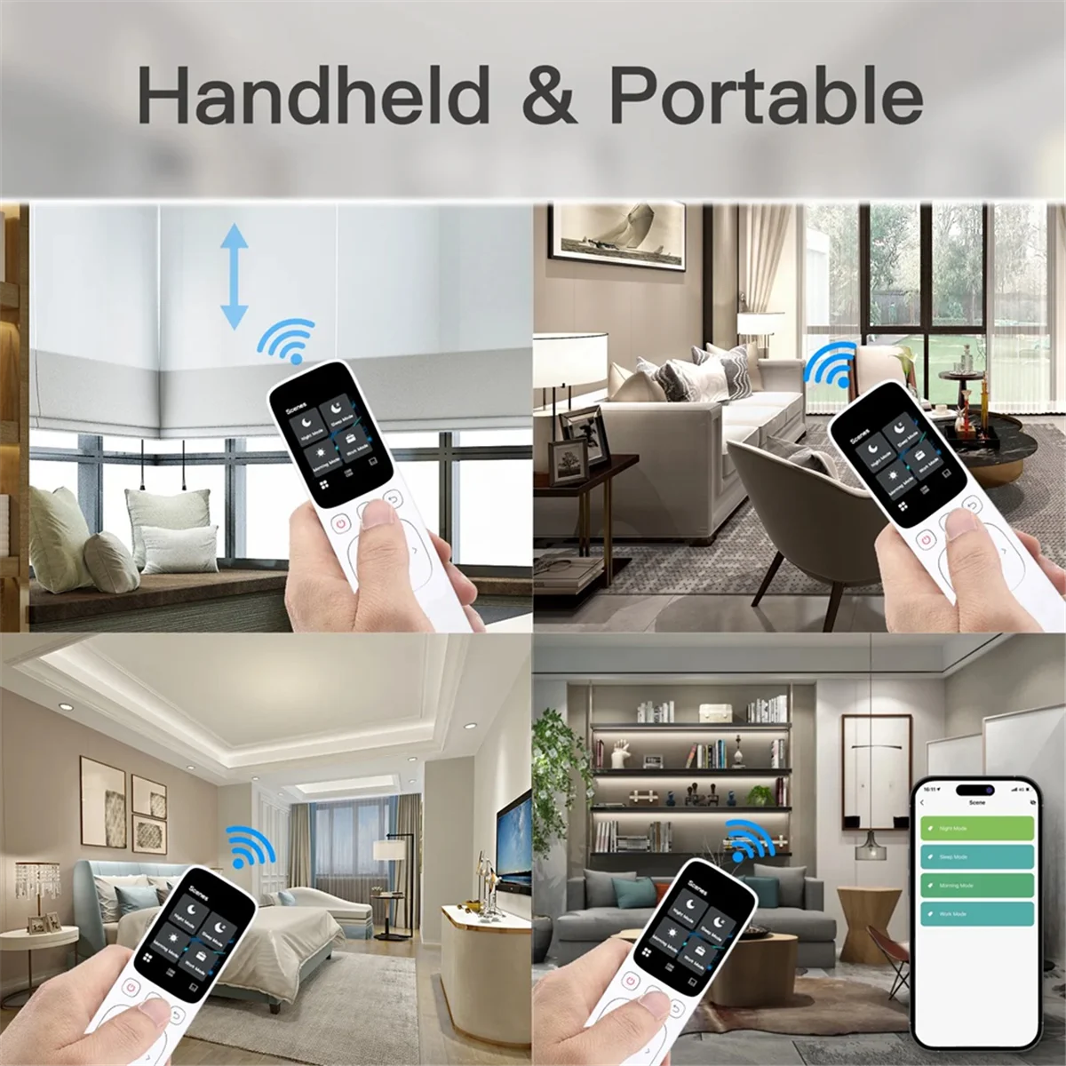 Wifi Tuya Smart Central Control Panel Wireless Touch Screen Handheld IR Remote Controller for Home Appliance