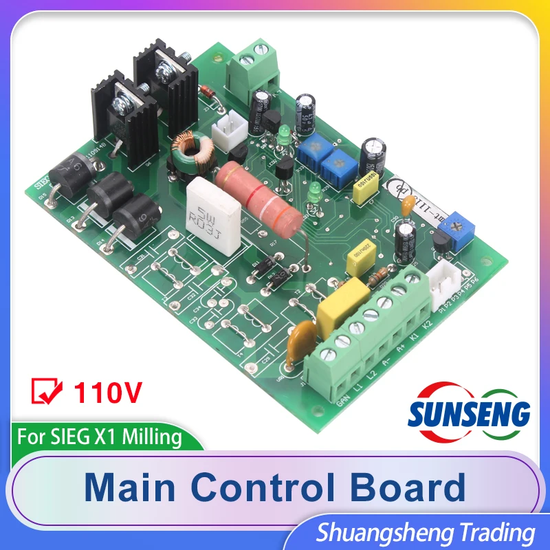 Imagem -03 - Placa de Controle Principal Xmt2315 & Xmt1115 220v & 110v Placa de Circuito Elétrico Sieg X1121 Circuito Wafer