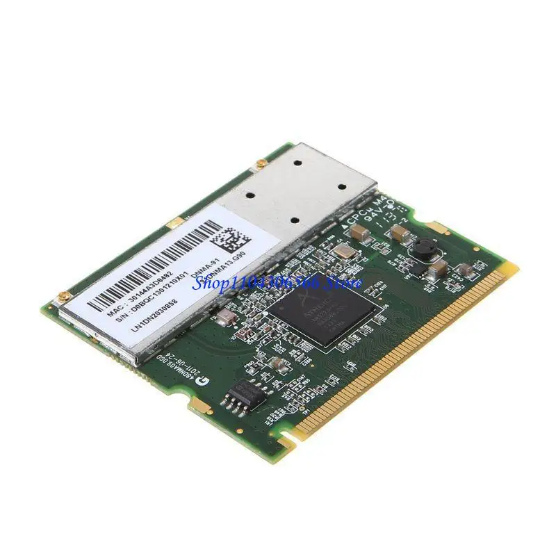 02DD Tarjeta WiFi inalámbrica ATHEROS AR9223 Mini Notebook PCI Tarjeta red WLAN para para 300m