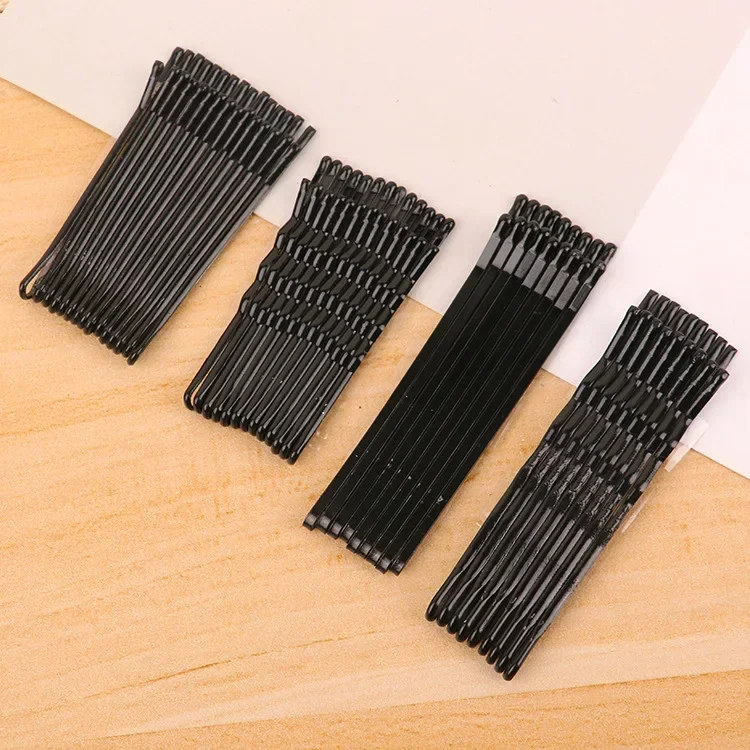 36/60PCS Women Lady Black Hairpins Hair Clip Bobby Pins New Invisible Wave Straight Hairgrip Barrette Styling Tools Accessories