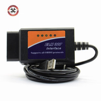 Elm327 USB with Original PIC18F2480 Chip with Elmconfig Software elm 327 usb FT232RL OBD Code Scanner high quality
