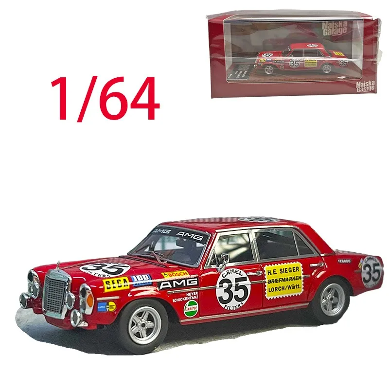 

GOC Diecast 1/64 Scale Benz Resin Car Model Benz 300SEL 6.8 AMG Play Vehicles Toys for Boys Original Box Collection