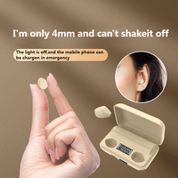 New ultra-small invisible Earphones wireless Bluetooth headset Mini one-ear two-ear Earbuds cute student work sports Headphones