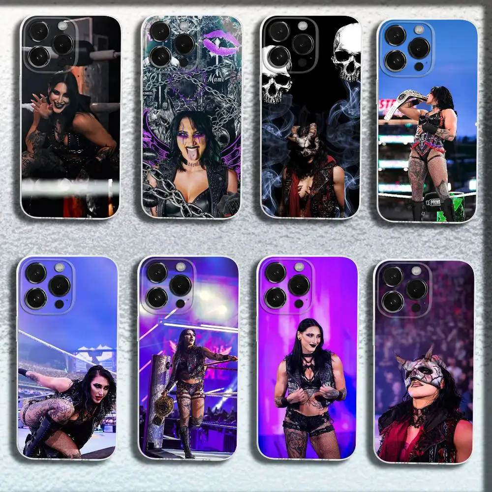 

R-Rhea R-Ripley wrestler Phone Case For iPhone 17,16,15,14,13,12,Pro,Max,Plus,E,SE4,Air,Mini Transparent Cover