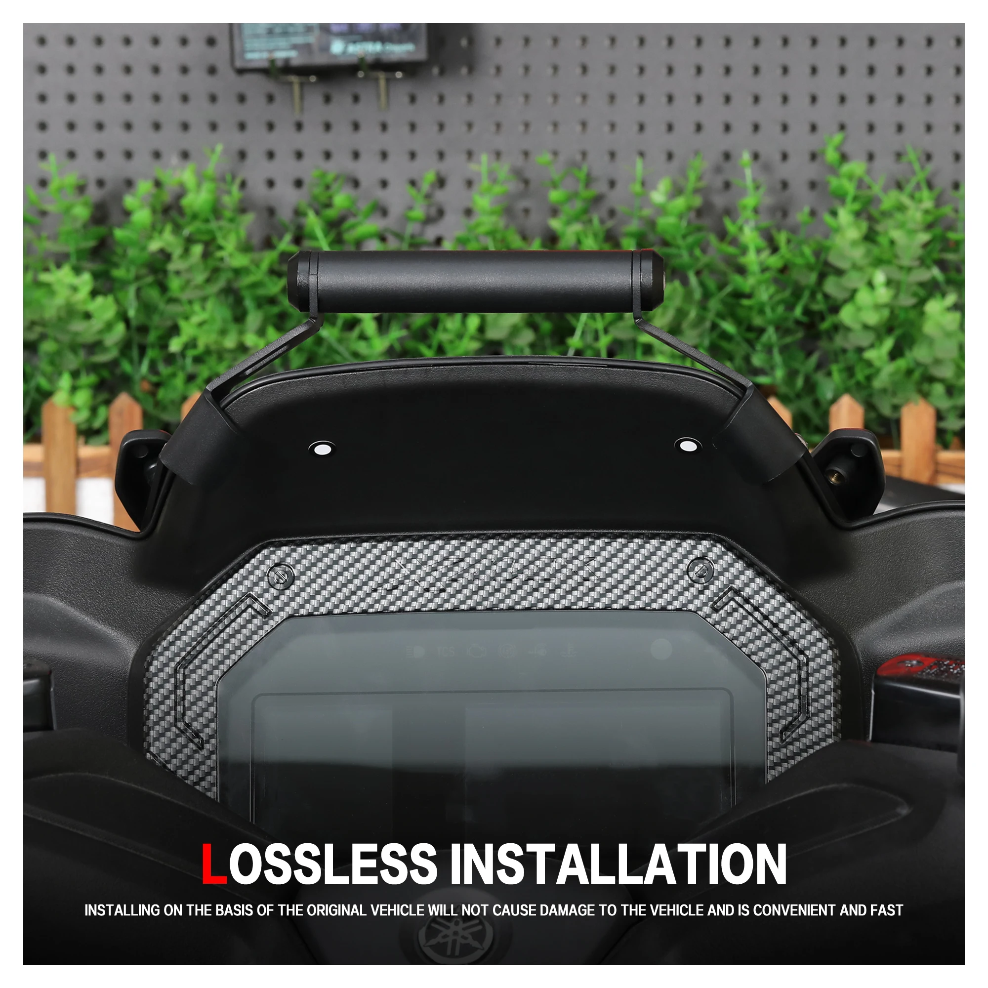 ل XMAX300 XMAX 300 2025 دراجة نارية اكسسوارات لتحديد المواقع والملاحة قوس حامل هاتف المحمول حامل 22 مللي متر ل XMAX 300