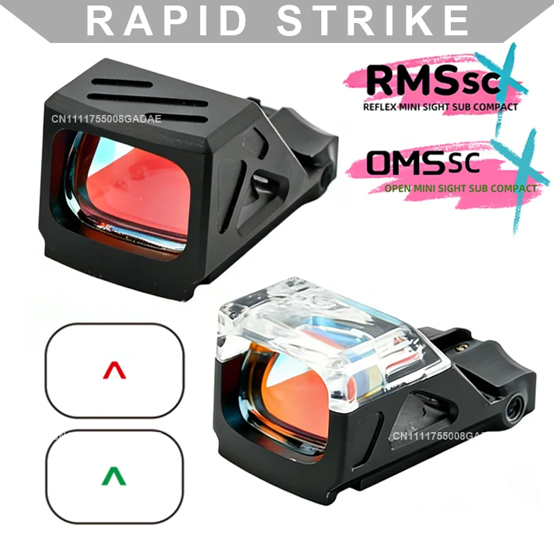 

RMS sc/OMS sc Compact Red Dot Sight RMSc Foofprint Pistol MOS Reflex Optic Dot Sight for GLK G43X/G48X/HELLCAT/SIG 365XL Handgun