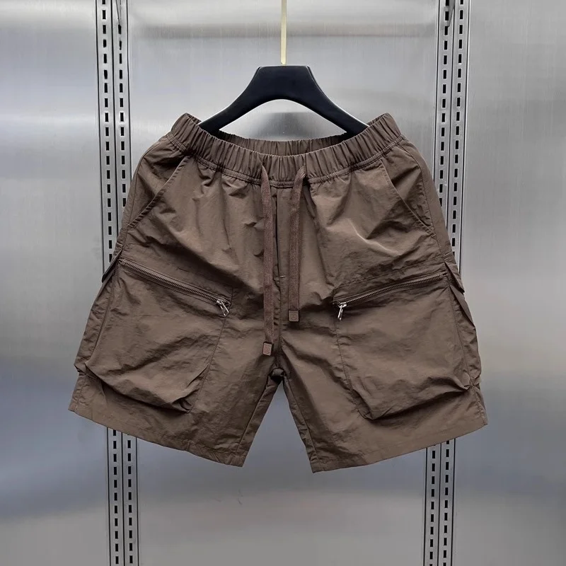 

High-End Retro Workwear orts Men's Trendy Brand Summer Casual Outerwear Five-Quarter Pants Men's Sle 2025 New Arrival