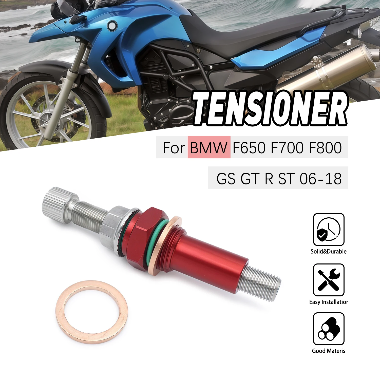 

Manual Cam Chain Tensioner Timing Chain Adjuster For BMW G650 X F650CS F650GS F700GS F800GS F800 R S ST GS