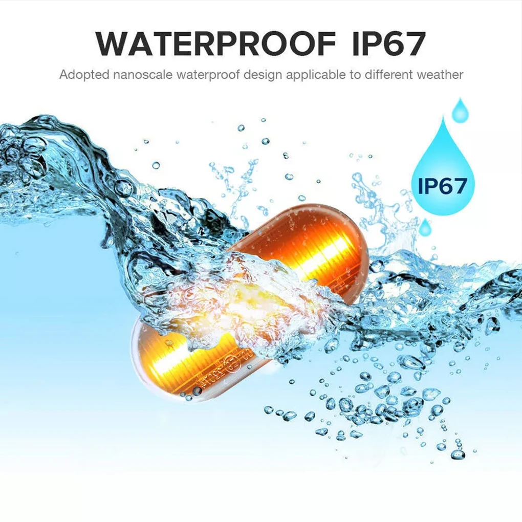 2x T5 Dynamic LED Side Marker Pair For Easy Replacement Pass-at B4 B5 B5.5 1993 - 2005 Not