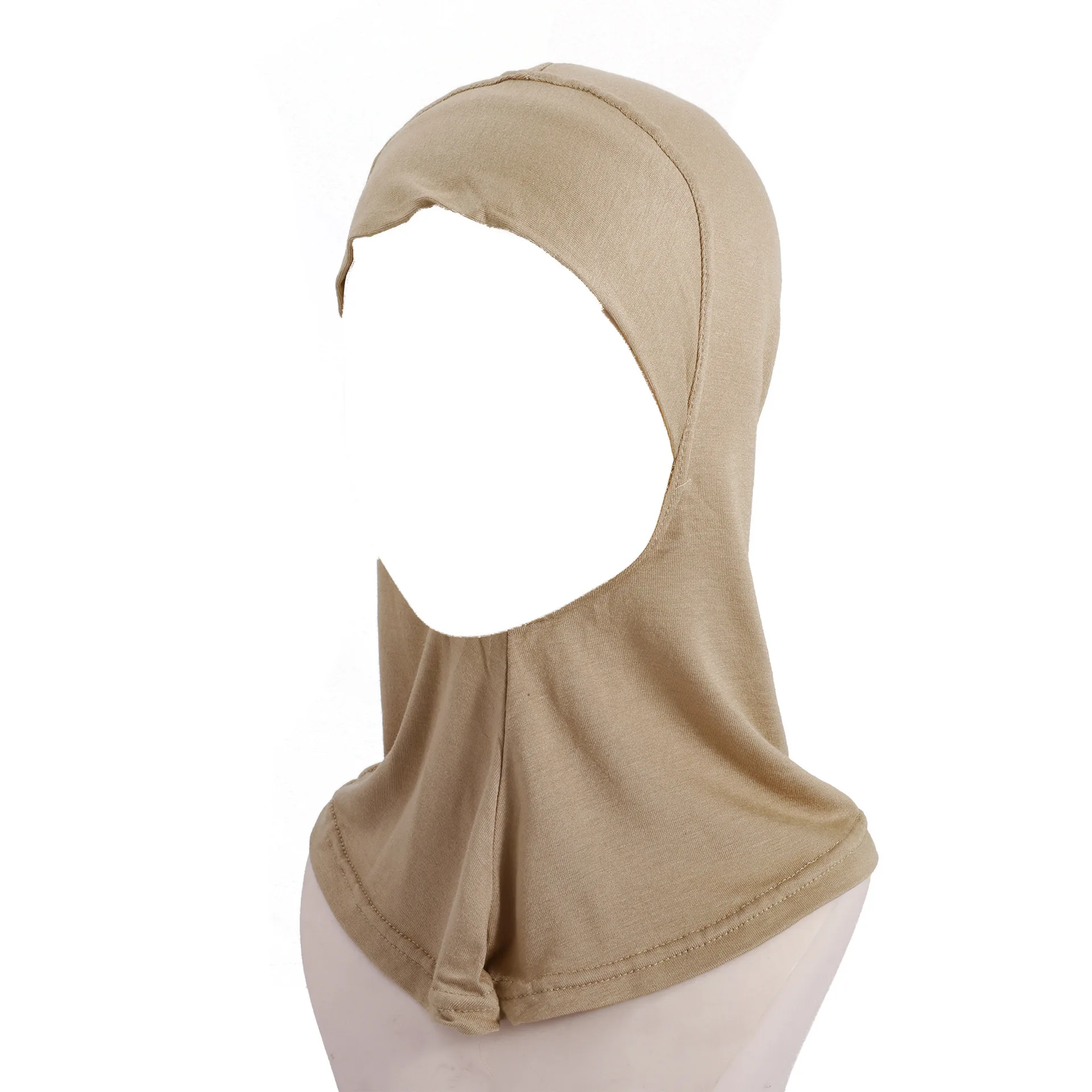 [Hoogwaardig katoen] Modale meerkleurige ademende nekbescherming Hoge elasticiteit Dieptepunt Cap Cover Sjaal Hoofddoek