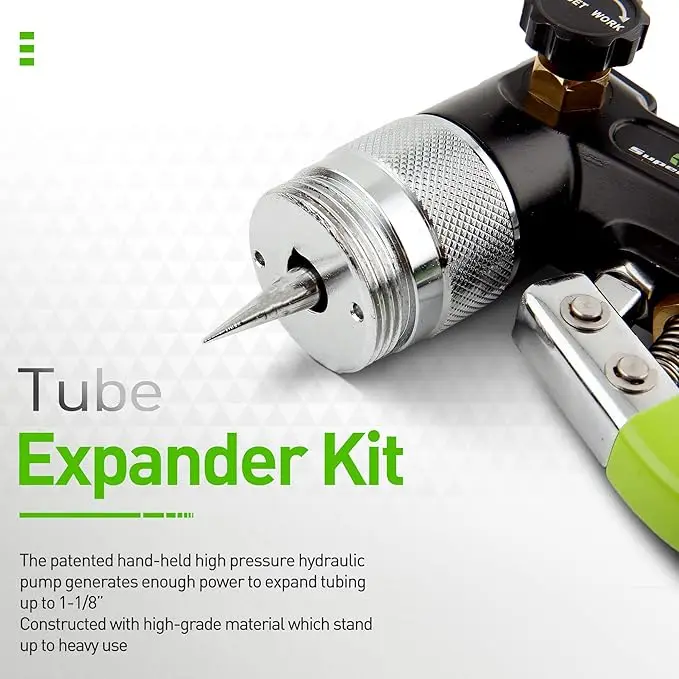 

HVAC Hydraulic SWAGING Tool Kit for Copper Tubing Expanding 3/8 Inch to 1-1/8 Inch