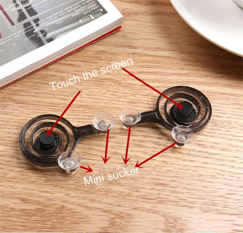 2 шт./компл. мини-джойстики для смартфона нулевой джойстик с сенсорным экраном для телефона, планшета, аркадных игр, новый джойстик для телефона с двойной упаковкой