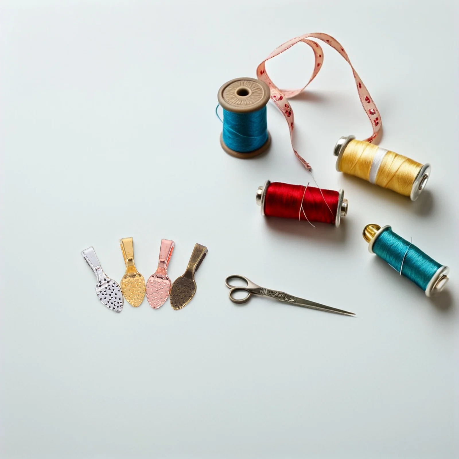 

400pcs Jewelry Making Bails Set Alloy Glue On Pendants Brass Oval Flat Pendant Ring Supplies for Necklace Earring Charm DIY