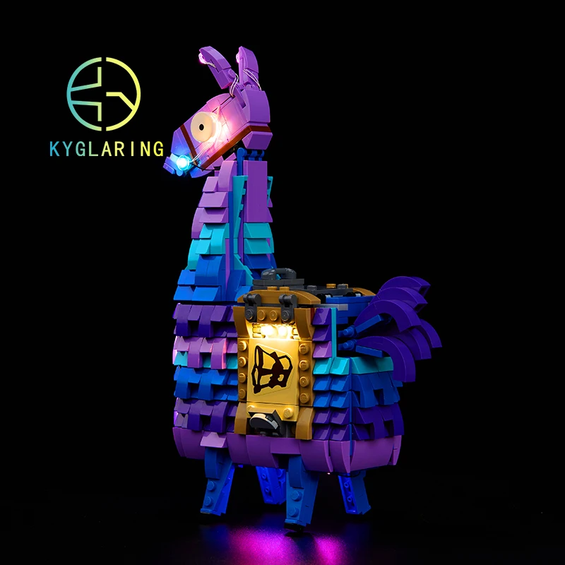 Kyglaring Light Kit For 77071 Supply Llama Building Blocks LED Kit Toys (NOT Include the Model)