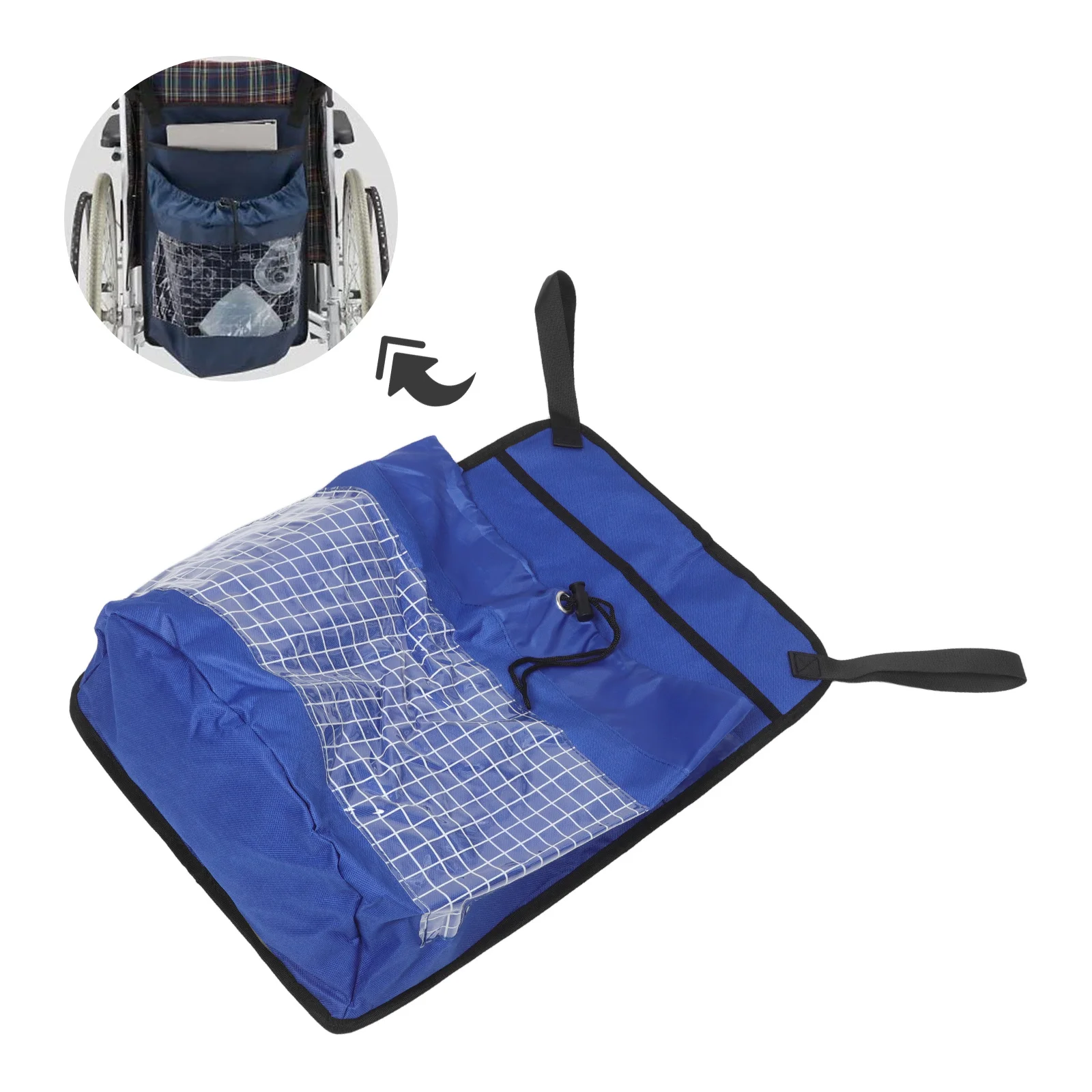 

Large Capacity Waterproof Wheelchair Backpack Easy Access Lightweight Bag for Disabled Travel Accessories Secure Pockets