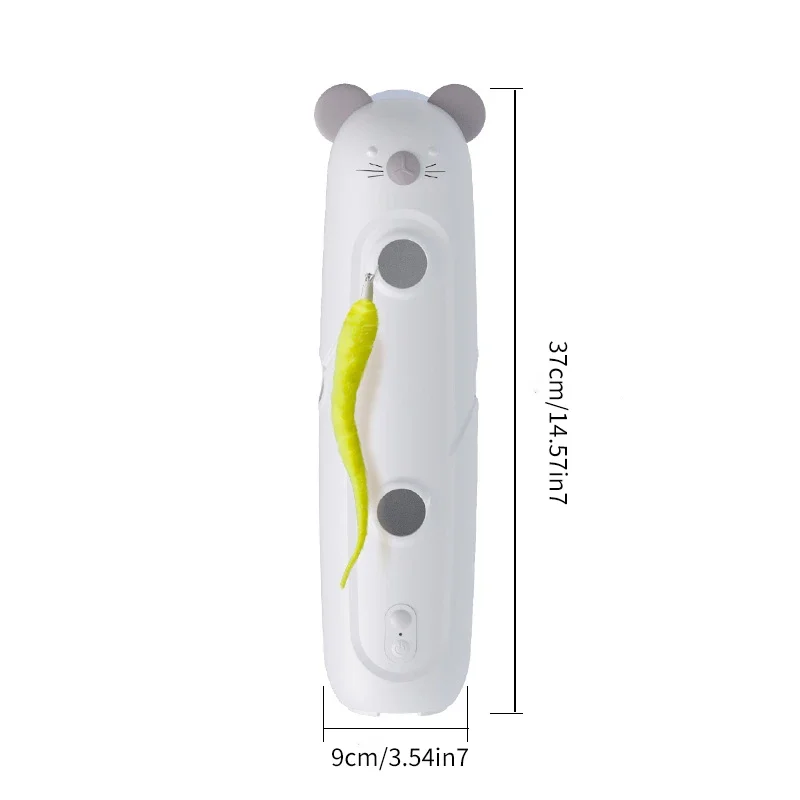 لعبة قطط كهربائية جديدة - لعب الحيوانات الأليفة في الأماكن المغلقة/الخارجية، مناسبة لمتعة الكلاب والقطط، لعبة تفاعلية للقطط الأليفة، كاتربيلر #5