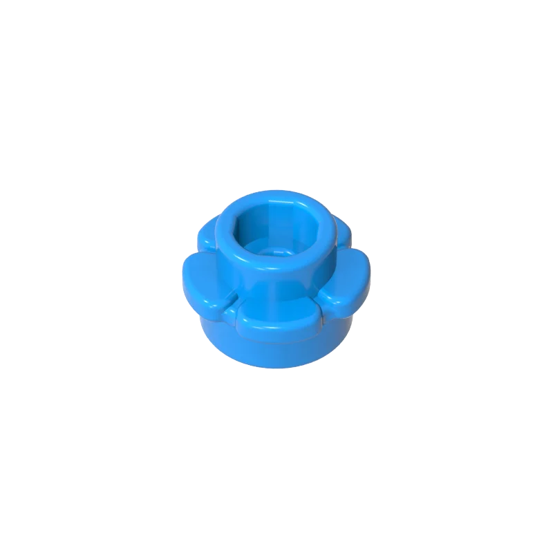 Gobricks 1 Pcs MOC Plate Round 1 x 1 Flower with 5 Petals Bricks Compatible With 24866 Model Building Blocks Parts Kids DIY Toys