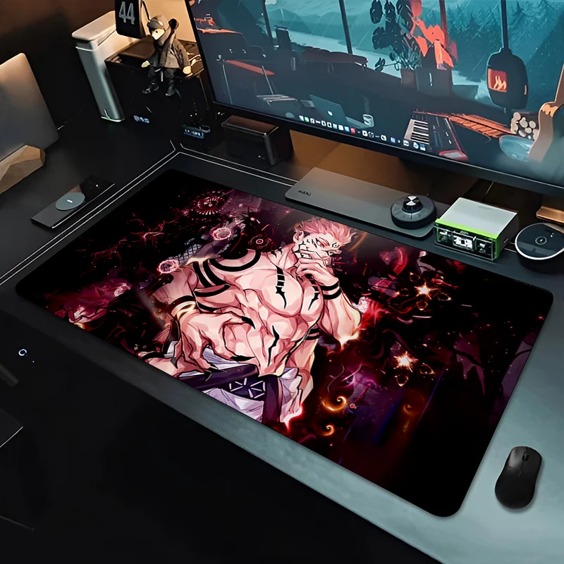 Mouse Pad Office Mouse Mats Gamer Rug Desk Accessories Computer Pads HD PC Carpet J-Jujutsu K-Kaisens I-Itadori Yujis Mousepad