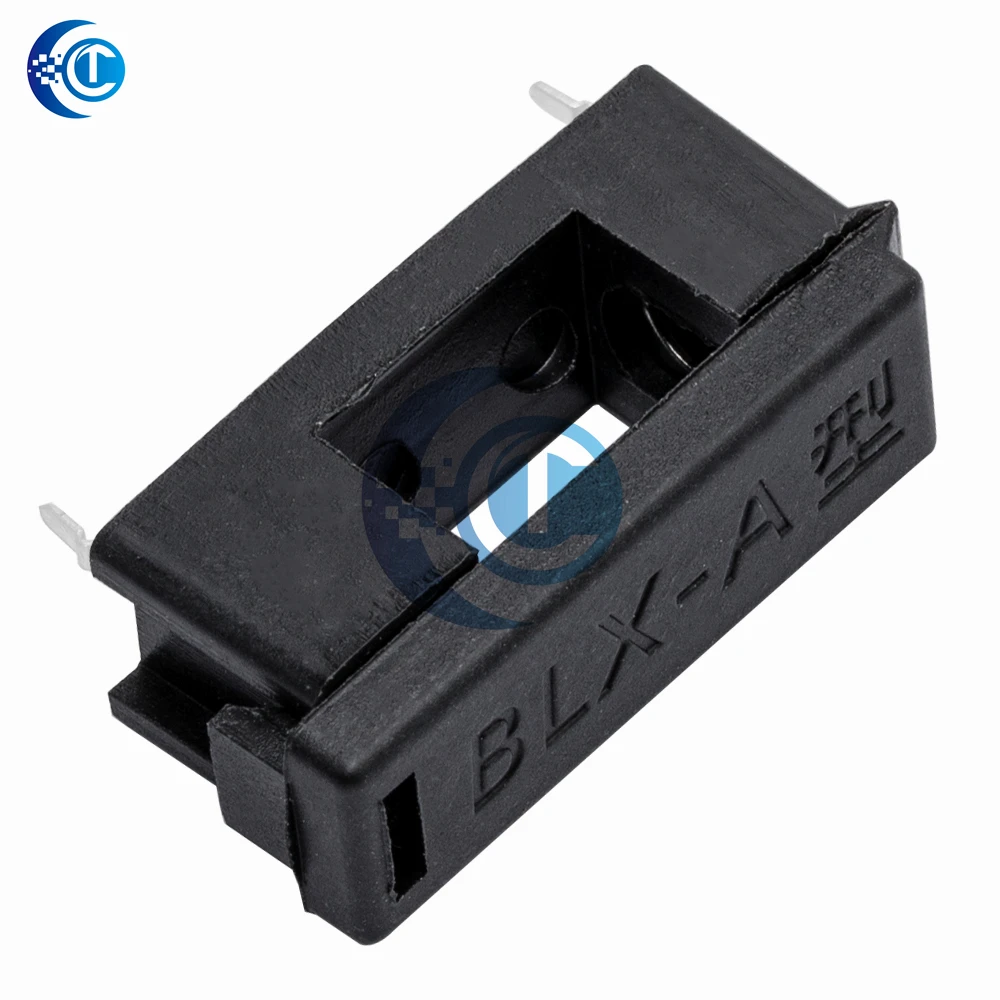 10PCS BLX-A Type Fuse Holder: 5x20mm Fuse Seat with Protective Cover for Fuse Tubes