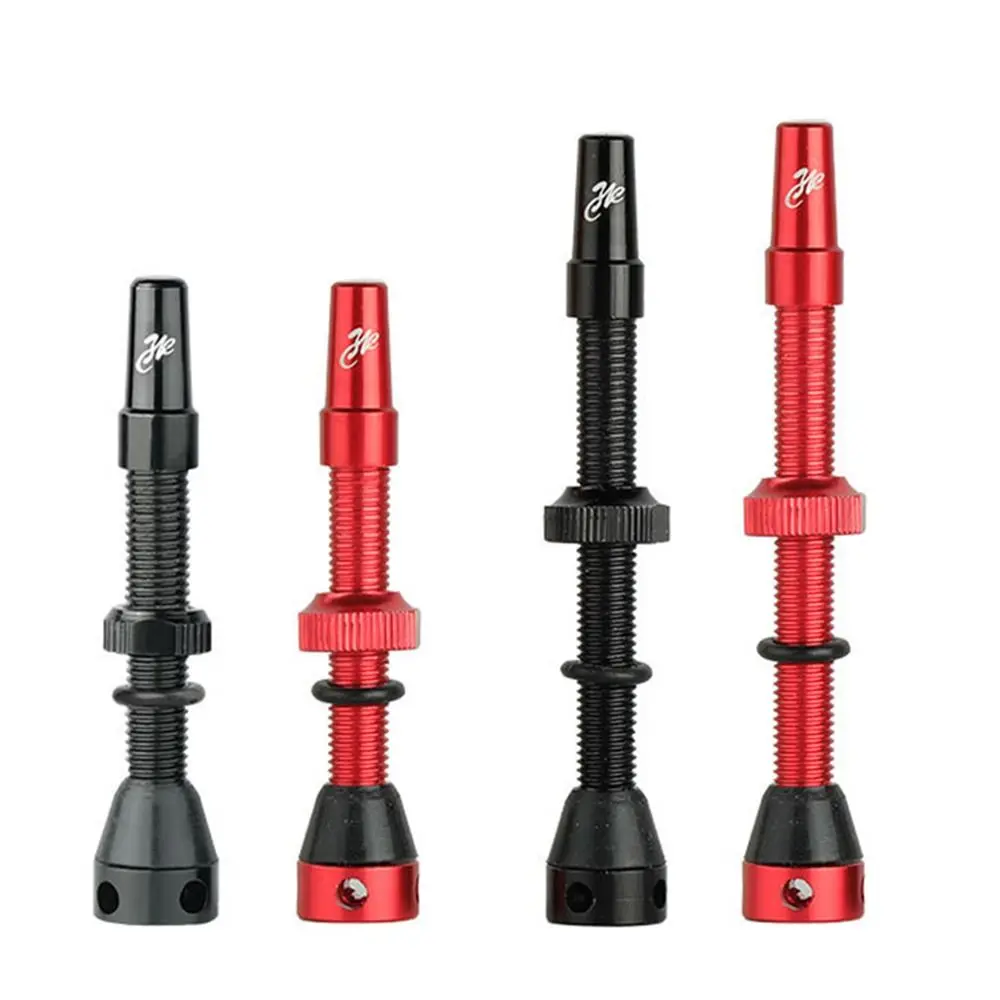 AliExpress Cycling Aluminum Alloy Tubeless Presta Valve Stem Brass Core Super Light FV Nozzle Nipple 44mm 60mm Bike Valve for Most Bicycle