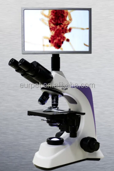 EUR PET Medical Professional Lcd Display Usb Digital Video Microscope for Vet Clinic