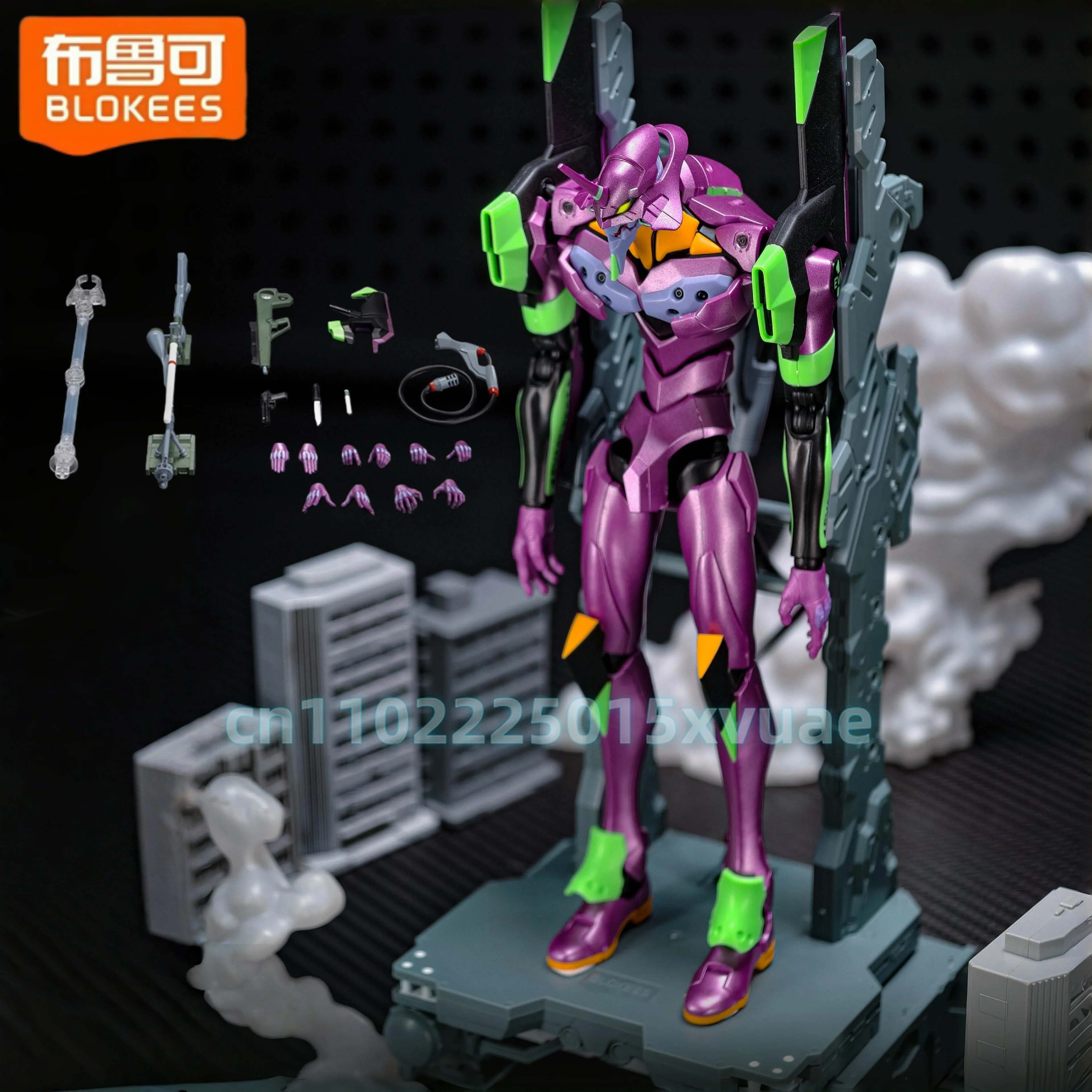 

Новый блок Blokees Legendary Neon Genesis Evangelion Building Block EVA-TV Версия No. 1, модель мобильного телефона в сборе, коллекционный подарок