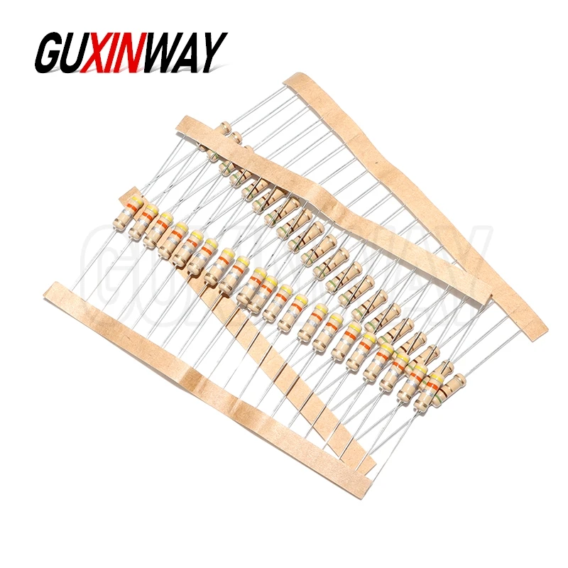 20 قطعة 1 واط الكربون فيلم المقاوم 0.1 0.12 0.22 0.27 680 750 820 910 أوم R K 5% المقاومة 1K 1.3K 3.3K 150K 180K 200K 0.1R-4.7M